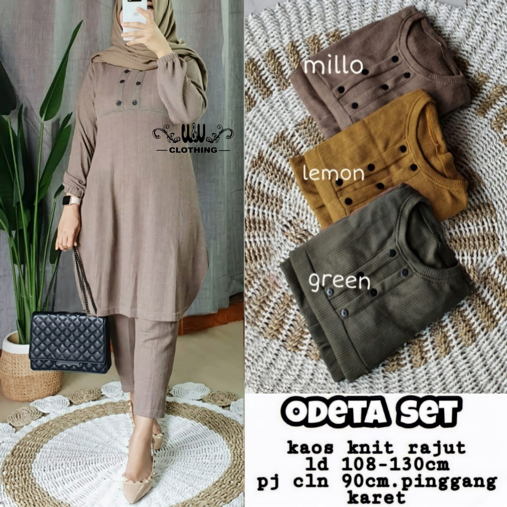 Odeta Set by WNW | Outfit Setelan Wanita