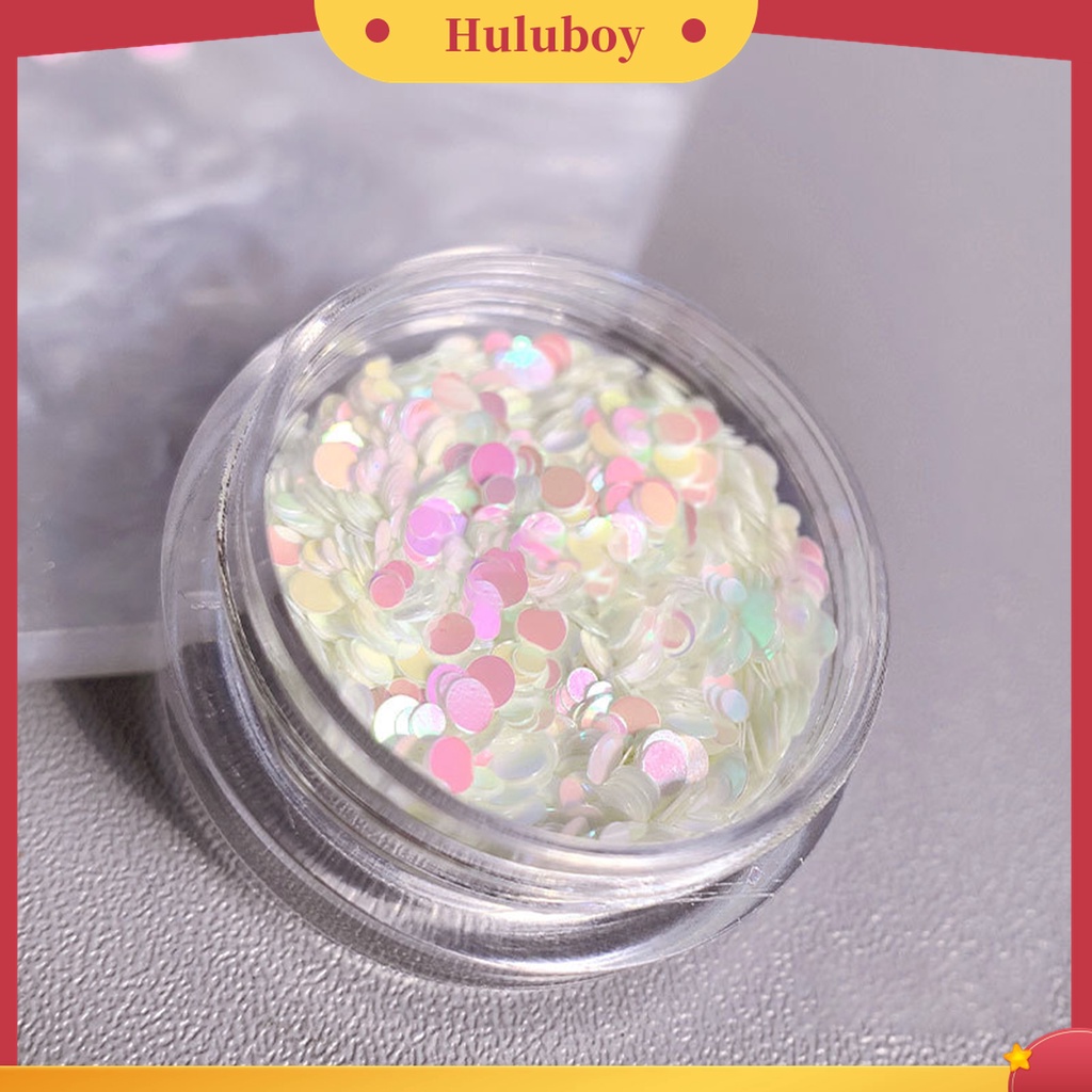 Huluboy Huluboy♡ Ornamen Payet Glitter Bentuk Bintang Hati Untuk Dekorasi Nail Art