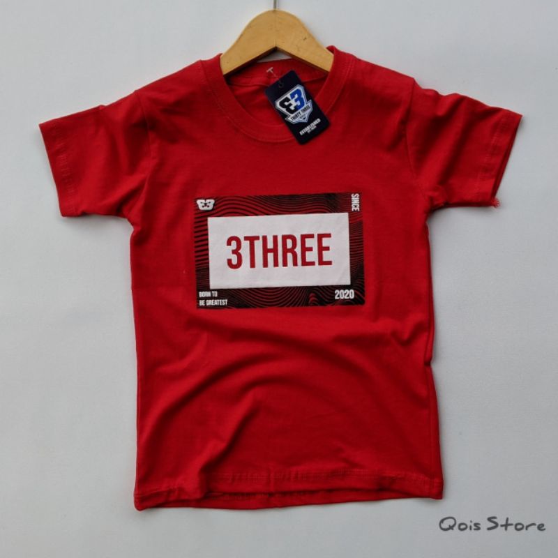 Kaos Distro Anak Laki-laki Original Thirty Three Cotton 30s