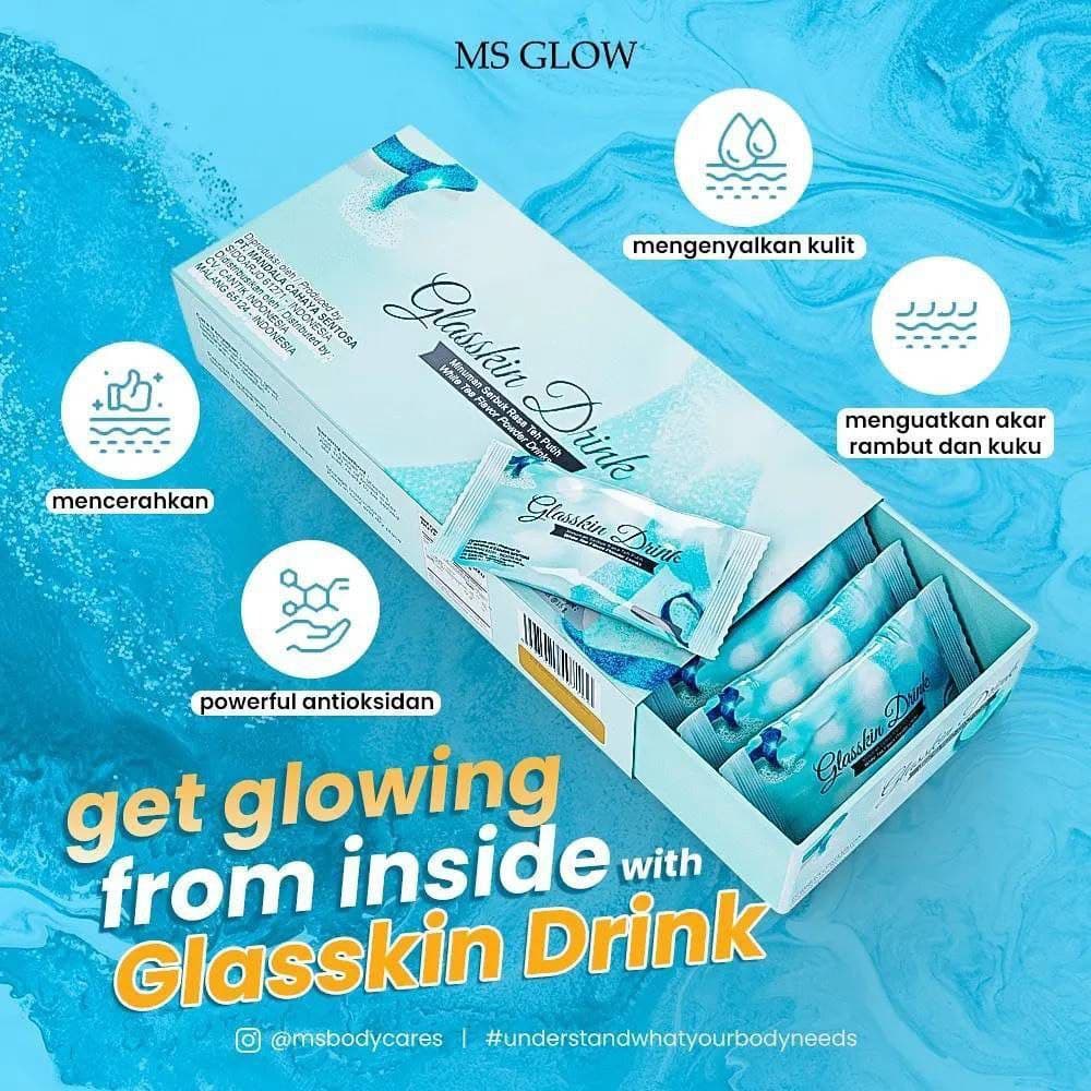 Glasskin Drink MS Glow / Minuman Collagen MS Glow