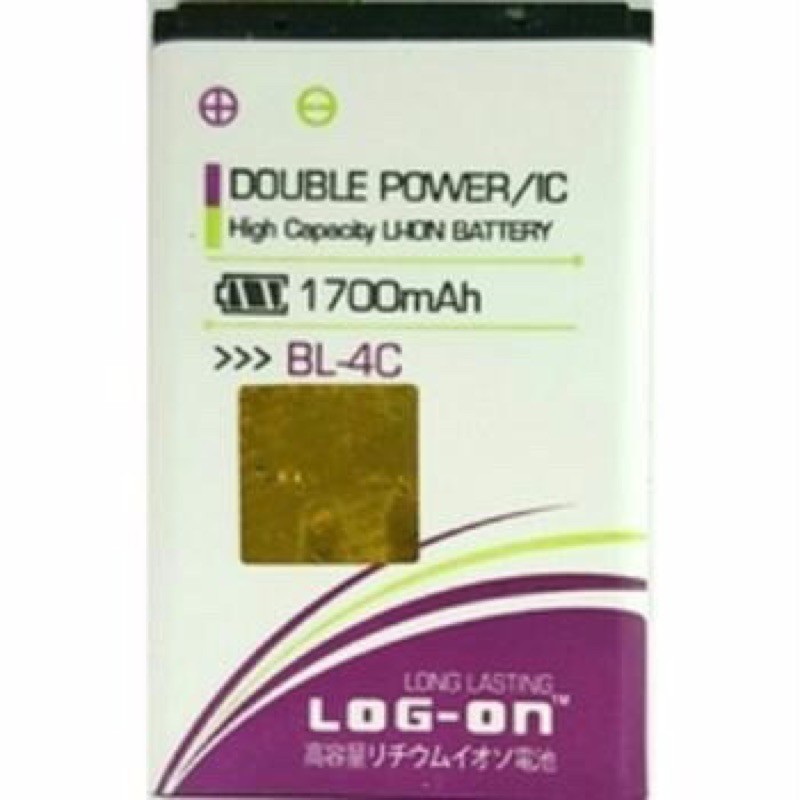 Baterai LOG-ON BL-4C / BL-5C Double Power LOG ON / IC