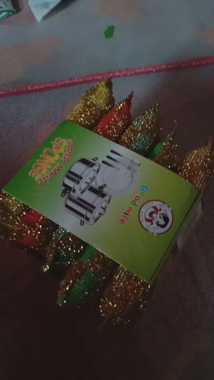 Spon Cuci Piring Busa 027 Goodwife Metalik