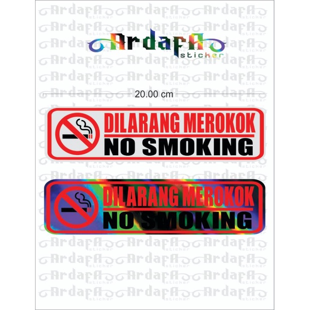 Stiker Rambu Dilarang Sticker Cutting Berkualitas