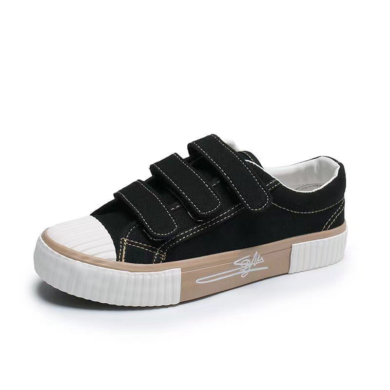 ( COD ) NEW ARRIVAL Sepatu Kanvas Sepatu Sneakers wanita import-Hitam