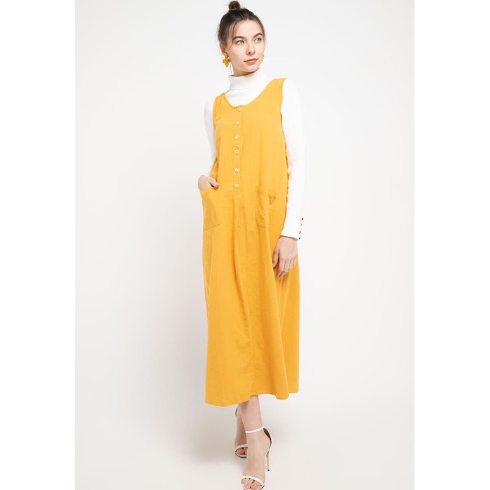 Rodeo - overall wanita - pam overall - mustard