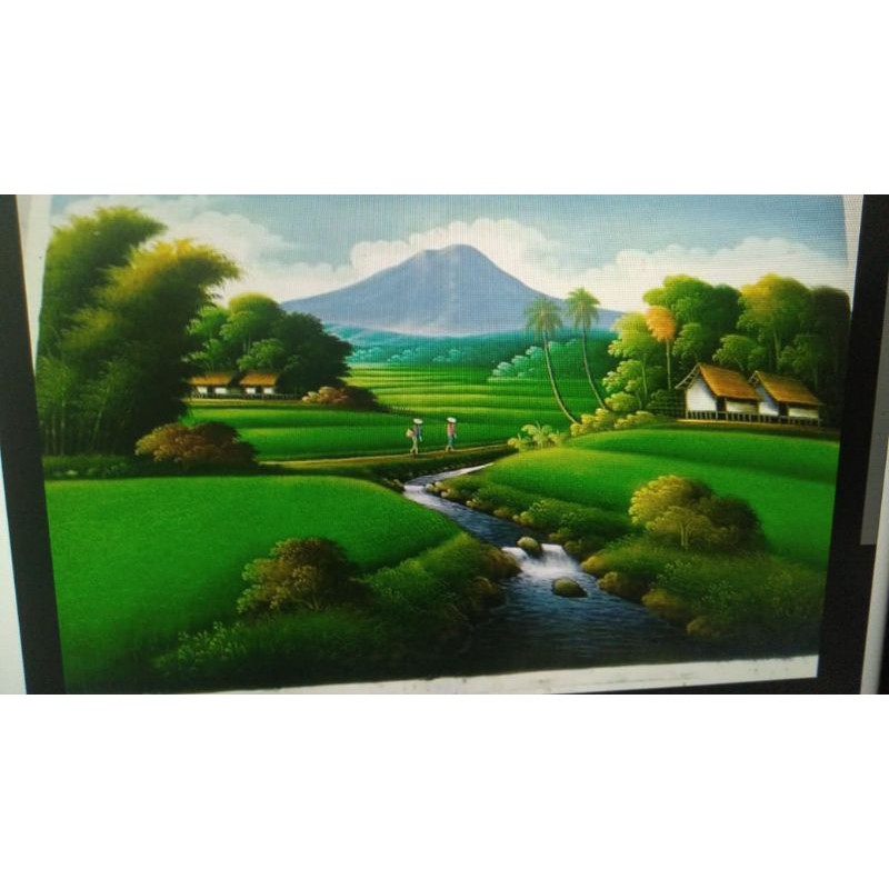 lukisan pemandangan