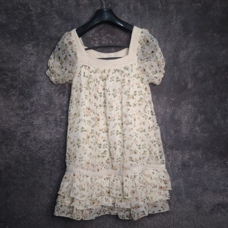 PL Dress mini bunga cantik