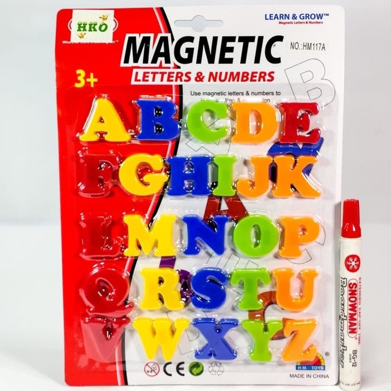 Mainan Magnetic Letter & Number