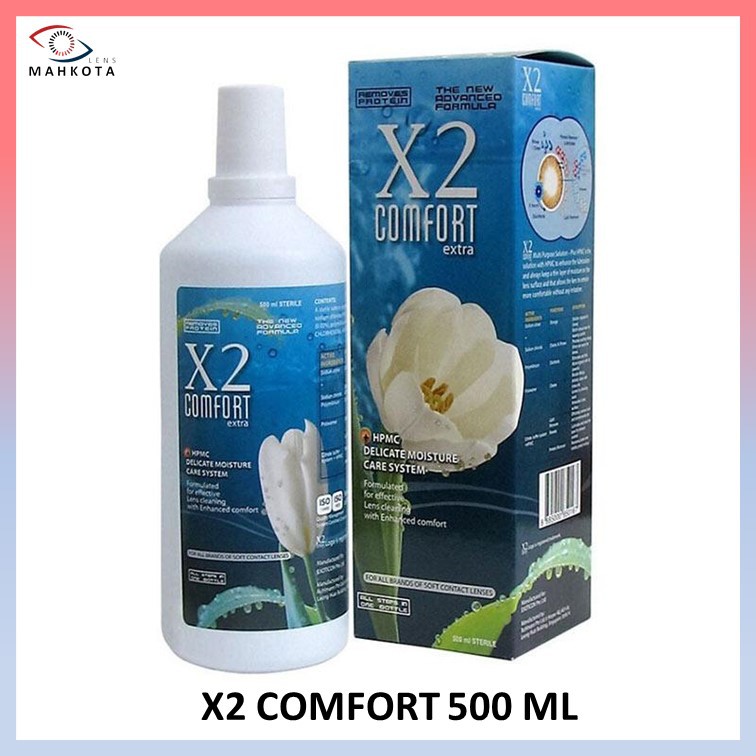 CAIRAN SOFTLENS X2 COMFORT 500ML / CAIRAN PEMBERSIH SOFTLEN X2 500 ML