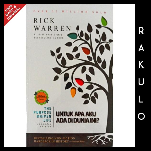 

PROMO BUKU THE PURPOSE DRIVEN LIFE - UNTUK APA AKU ADA DI DUNIA RICK WARREN PROMO