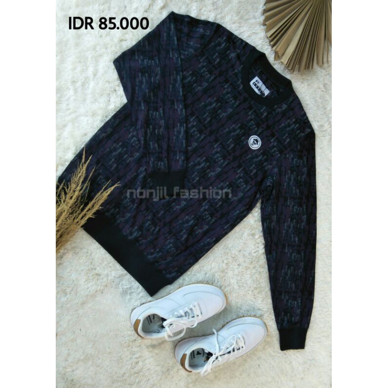 SWEATER COWOK URGAN MOTIF/ SWEATER DISTRO