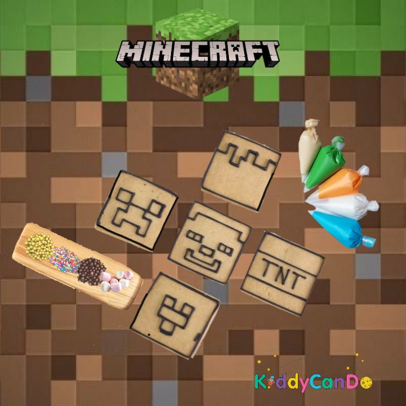 

DIY COOKIES DECORATING MINECRAFT