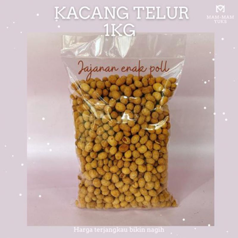 

kacang telur kiloan enak camilan murah free ongkir