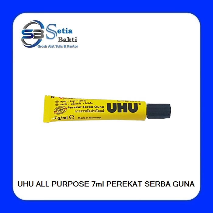 

UHU Adhesive All Purpose 7 ml - Lem Serba Guna - 1 Pcs