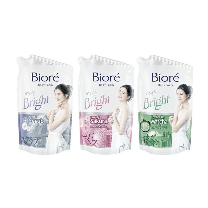 KAO Biore Body Wash Biore Body Foam Biore Sabun Cair Reffil 450ml