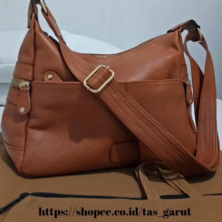 Harga TERMURAAH.. [Size M] Tas kulit Asli Papirut Garut SDL040