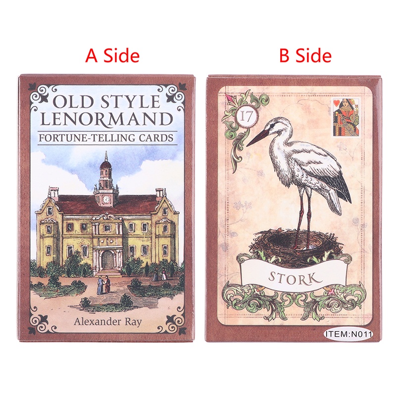 &lt; E2id &amp; &gt; Lenormand Oracle Card Tarot Untuk Pesta