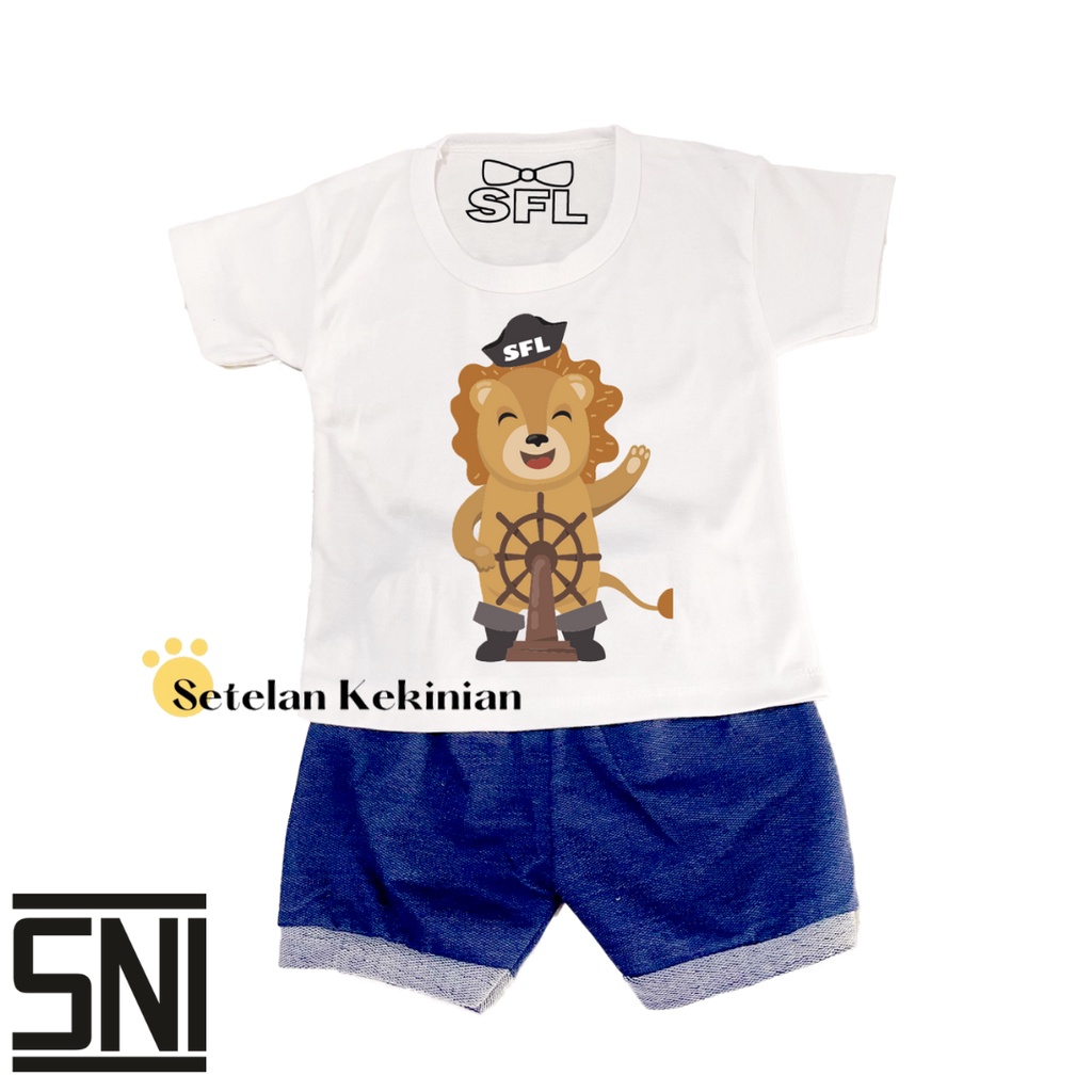 [PIRATE] Set Baby Boy Lucu Like Import 0-12bulan Setelan Anak Laki Laki Kado Lahiran Newborn