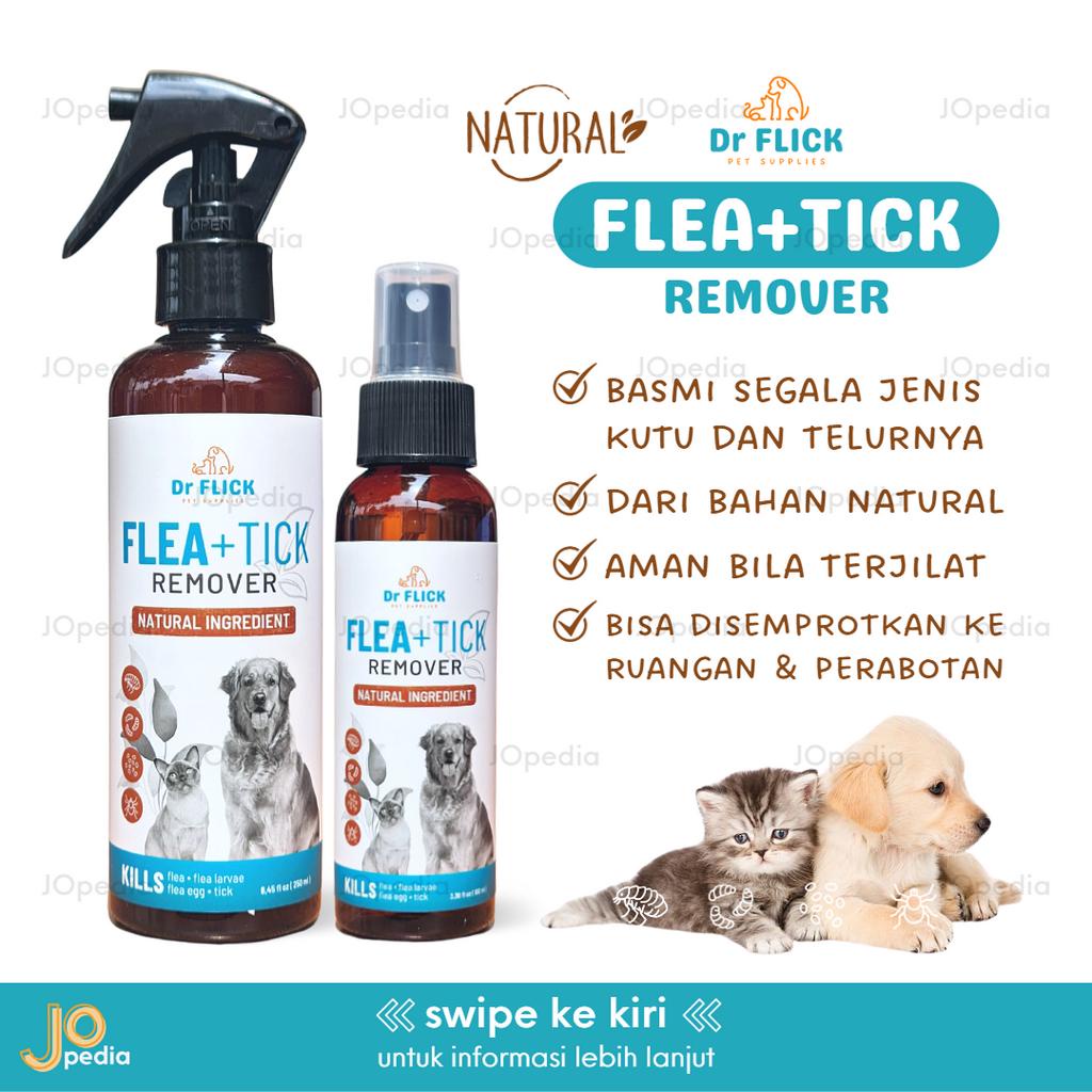 DR FLICK Flea Tick Remover Spray Anti Kutu Kucing Anjing Obat Pinjal