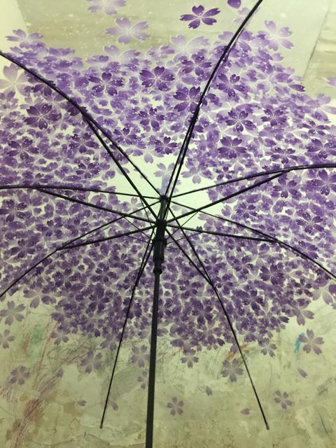 Payung Mobil Transparan Bening Bunga Sakura Jepang Py756 / Payung Bening / Payung / Sakura