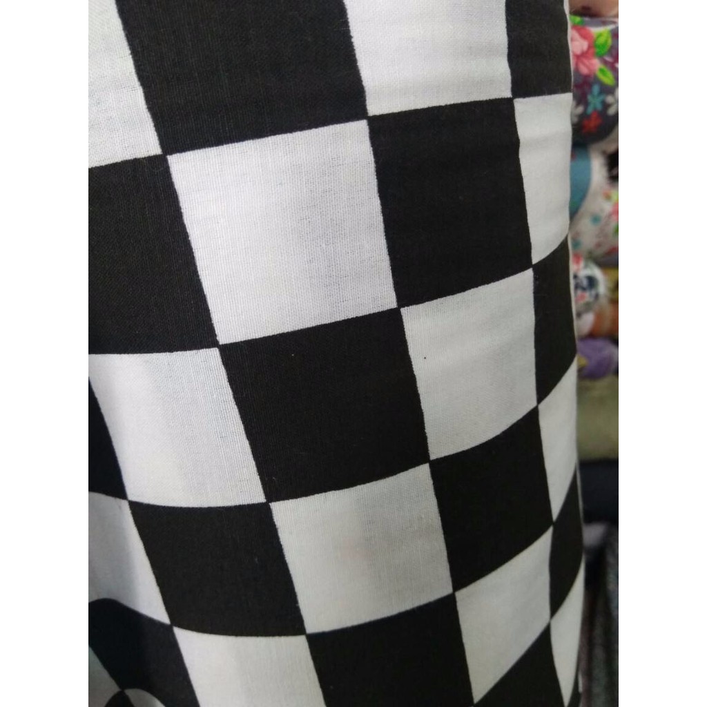 Bahan Kain Katun Kotak Bali / Kain Bali lebar 150cm