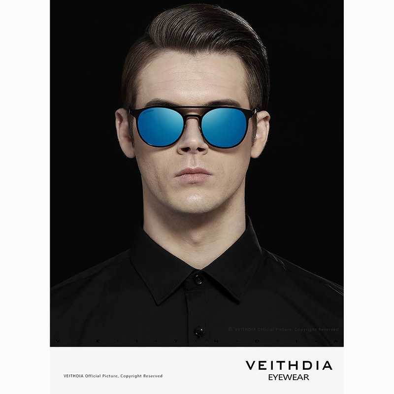 VEITHDIA Kacamata Retro UV400 Sun Glasses - 3900 ( Mughnii )