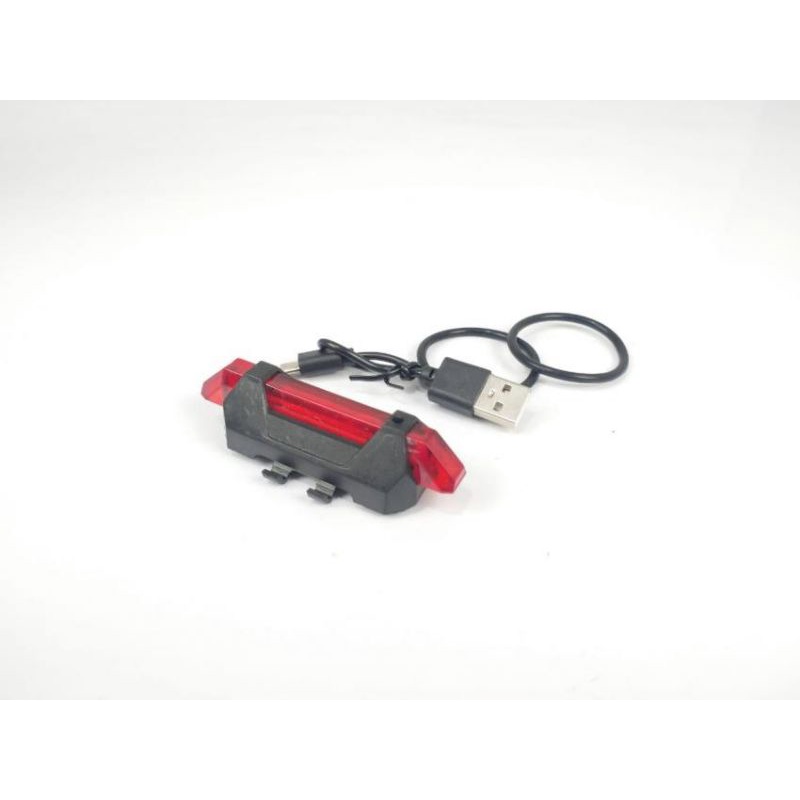 Lampu Belakang Sepeda LED Charger USB / Lampu LED Batterai Charger