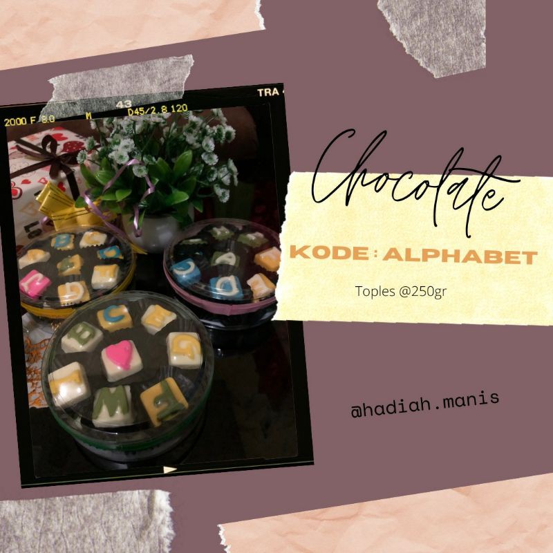 

COKLAT KARAKTER MANIS MURAH TOPLES 250GR ALPHABET