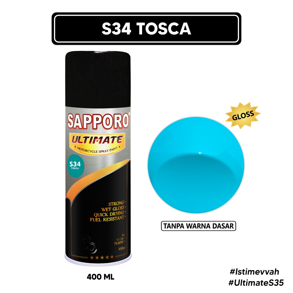 Sapporo Ultimate S34 Tosca / Cat Spray Semprot Aerosol Terbaik