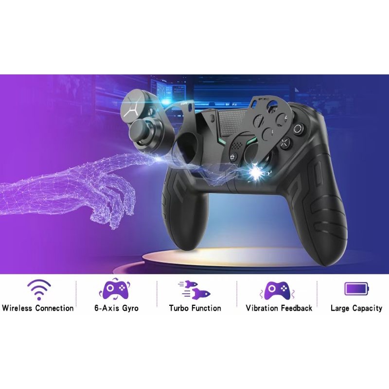 Kelebihan And Kekurangan Stick Stik Wireles Controller Gamepad For Ps4iosandroidpc Q300 