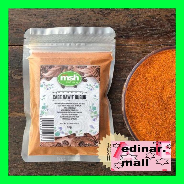 

50Siusbu Cabe Rawit Bubuk /Cayenne Pepper Bud050S