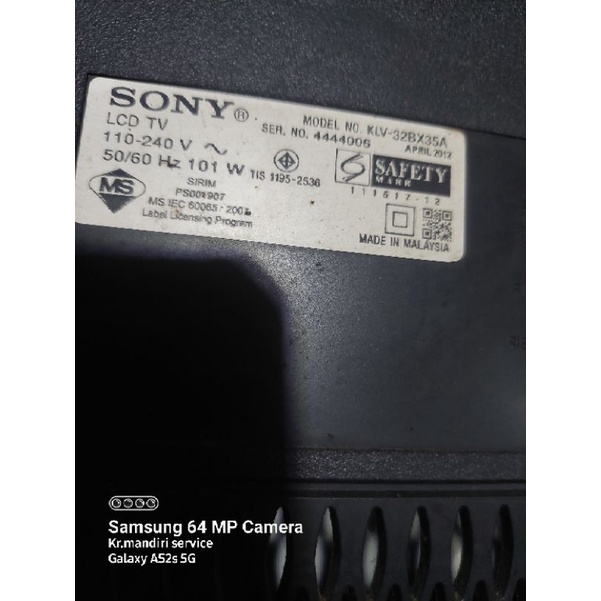 psu tv lcd sony