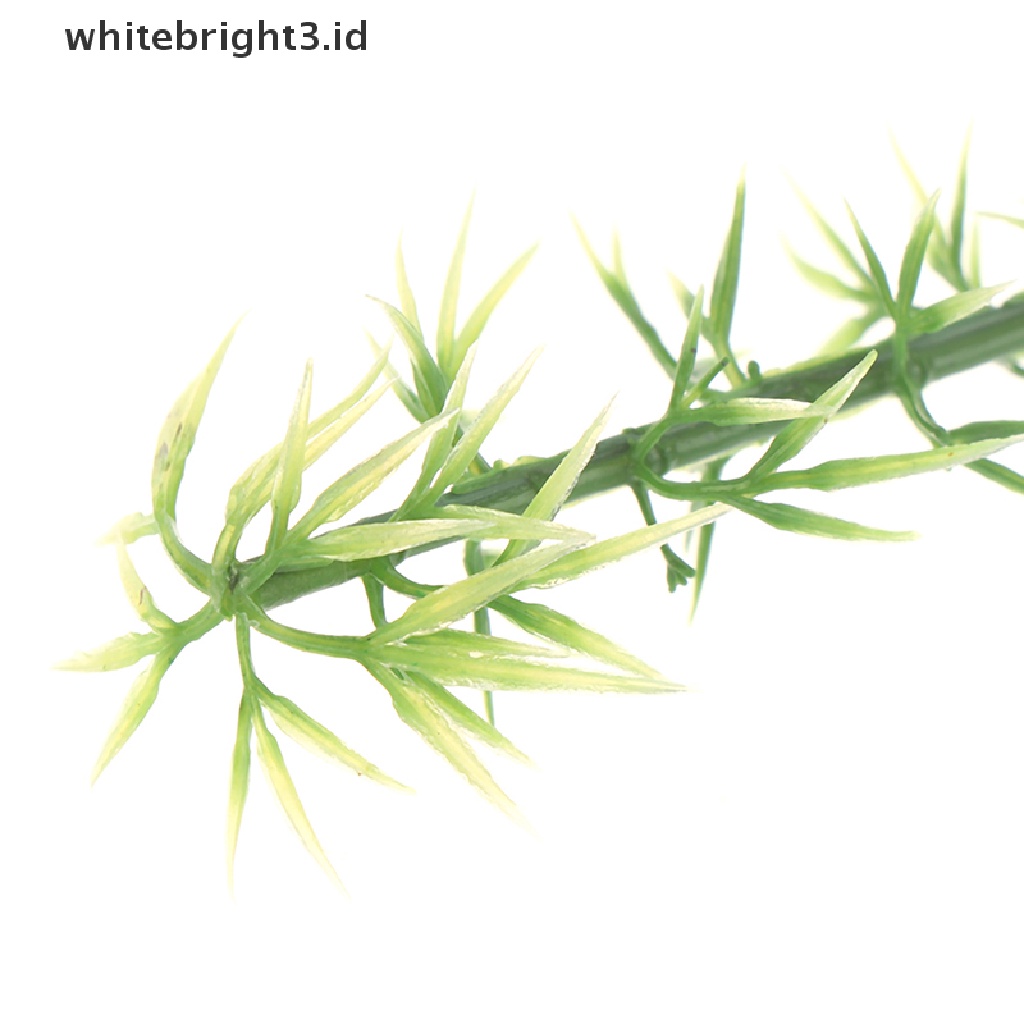 (whitebright3.id) 20pcs Mainan Miniatur Pohon Bambu Bahan Plastik Untuk Dekorasi Meja