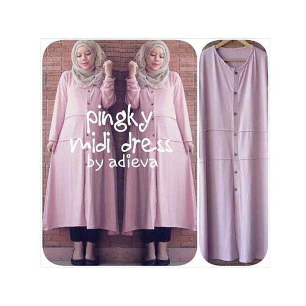 TERLARIS Pingky widi dress [Bisa Custom] muslimah