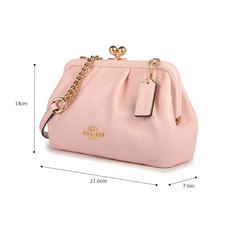 Coach Nora Kisslock Crossbody - PalePink (C2875)