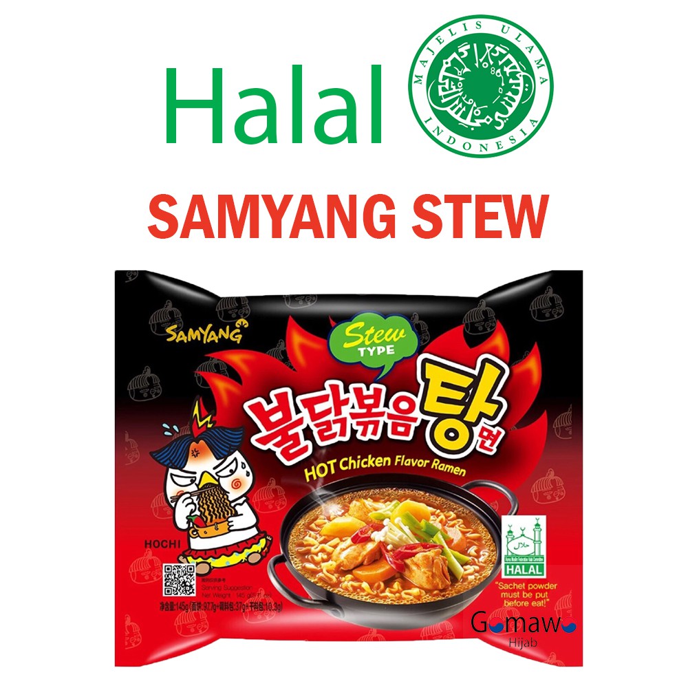 

MIE SAMYANG STEW TYPLE HALAL
