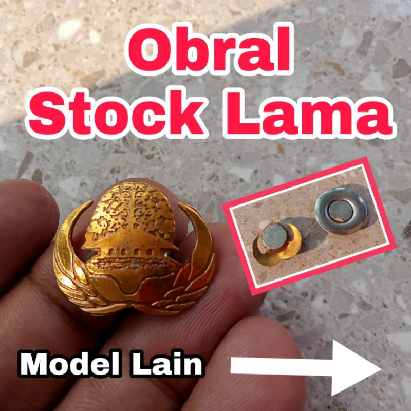 OBRAL - MENGHABISKAN STOCK LAMA - PIN KORPRI PENITI &amp; MAGNET - PRODUK CAMPUR - BARANGNYA TIDAK SANGAT SEMPURNA - NO COMPLAIN - HARGA SESUAI KUALITAS - TERIMA KASIH CUSTOMERS BIJAK