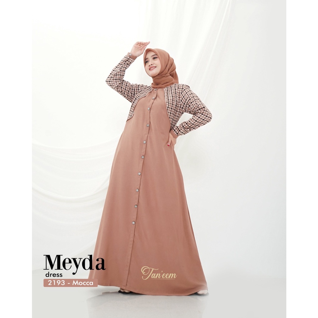 Gamis Casual Meyda Dress Kode 2193 By Taneem Muslim Dress