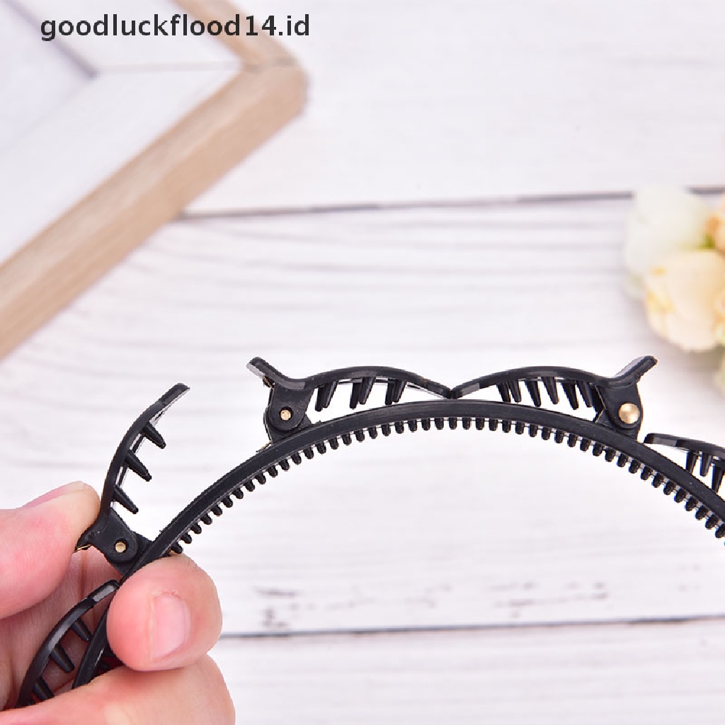 [OOID] Double Bangs Hairstyle Hairpin Hairdressing Hairpin Headband Womens Headwear ID