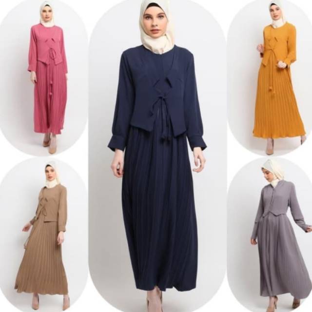 Muslim Fashion Le Najwa Humara Gamis Dress