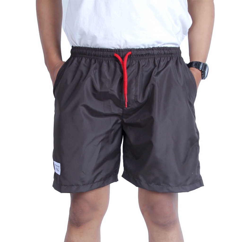 Raokin Celana Pendek Pria Boardshort Distro Dark Brown