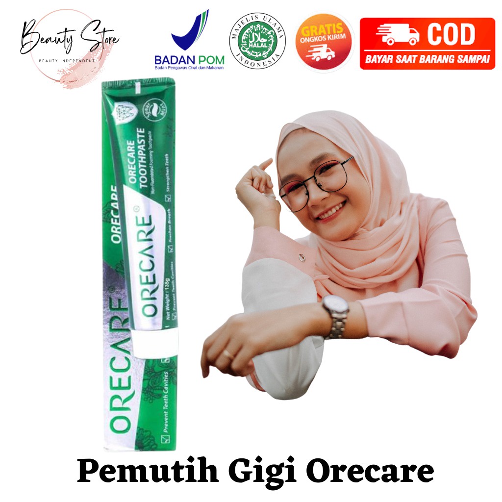 [BISA COD] PEMUTIH GIGI DAN GUSI BENGKAK PASTA GIGI / ORACARE HERBAL TOOTHPASTE ORIGINAL PASTA GIGI 