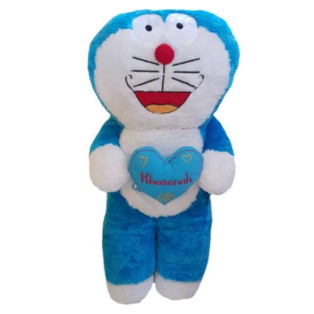 { UKIR NAMA atau FOTO } Boneka doraemon berdiri bahan ...