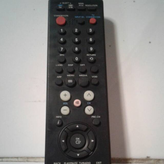 REMOT REMOTE RECEIVER PARABOLA FIRST MEDIA/HD ORIGINAL ASLI