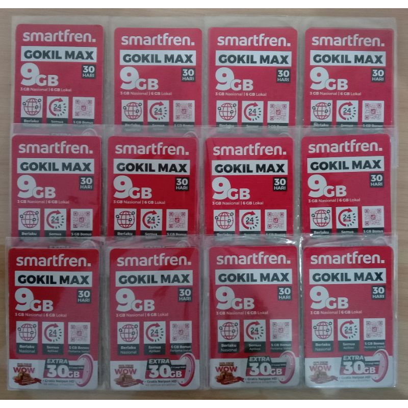 VOUCHER SMARTFREN GOKIL MAX 9 GB