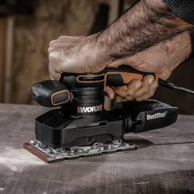 Sander listrik worx 250Watt / amplas kayu worx 250 Watt