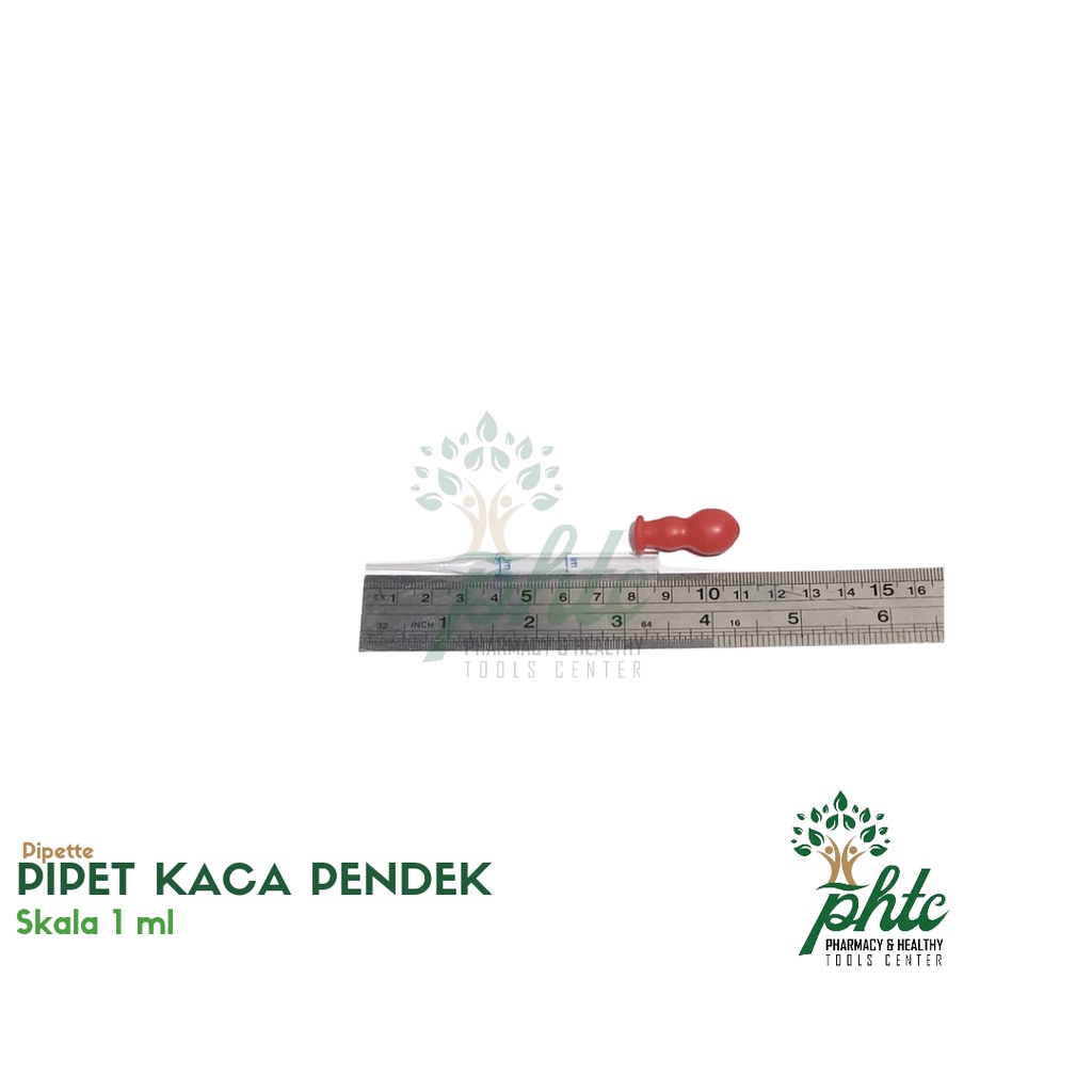 PIPET KACA PENDEK SKALA 1 ml