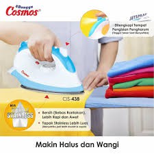 Cosmos CIS 438 – Setrika / Seterika Jetspray 400 Watt MURAH BANGET / GARANSI RESMI