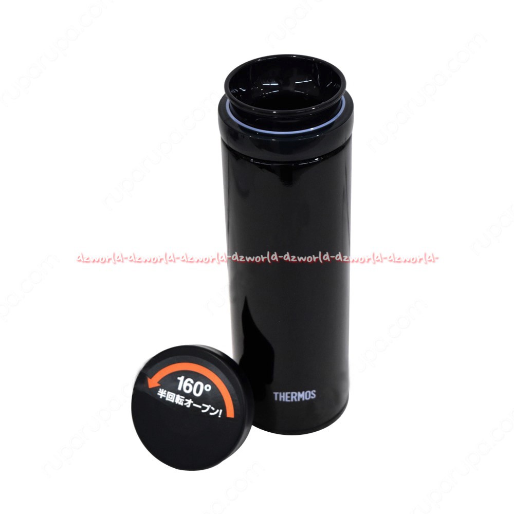 Thermos Tumbler Vacuum 350ml Hitam Botol Minum tambler