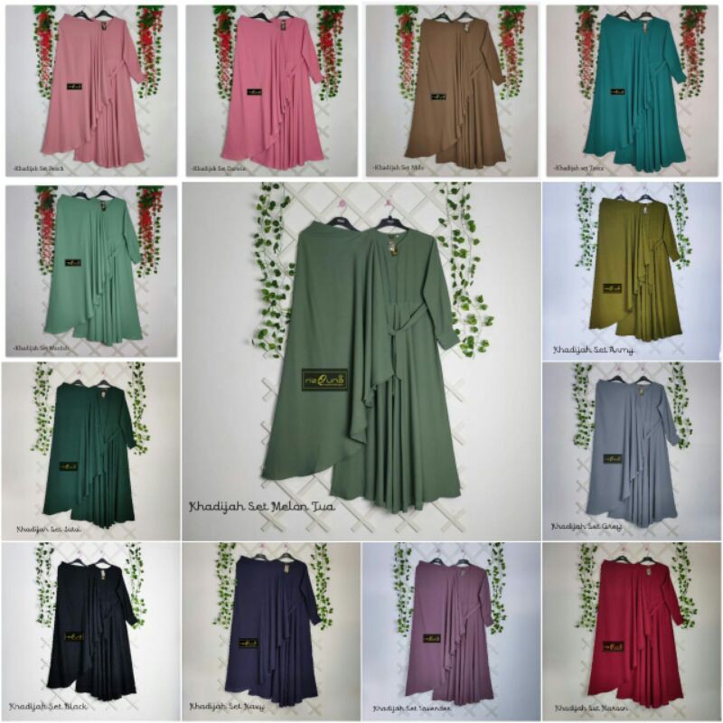 Gamis Khadijah Rizquna Hijab size XXL
